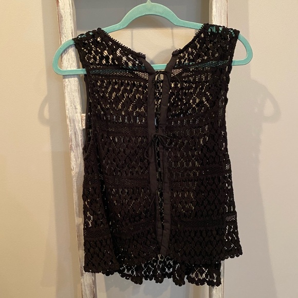 Lace Black Top - Picture 2 of 4